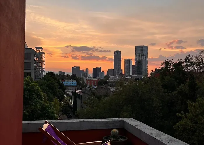 Depa Centrico Mas Terraza A Minutos De Palacio De Bellas Artes *