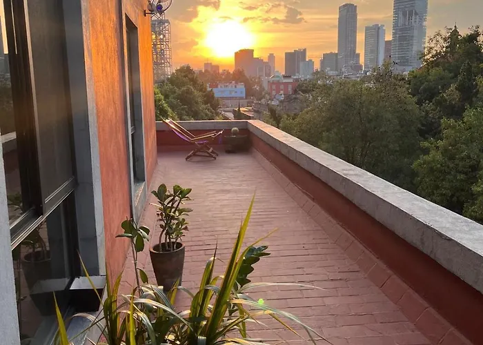 Depa Centrico Mas Terraza A Minutos De Palacio De Bellas Artes Apartment